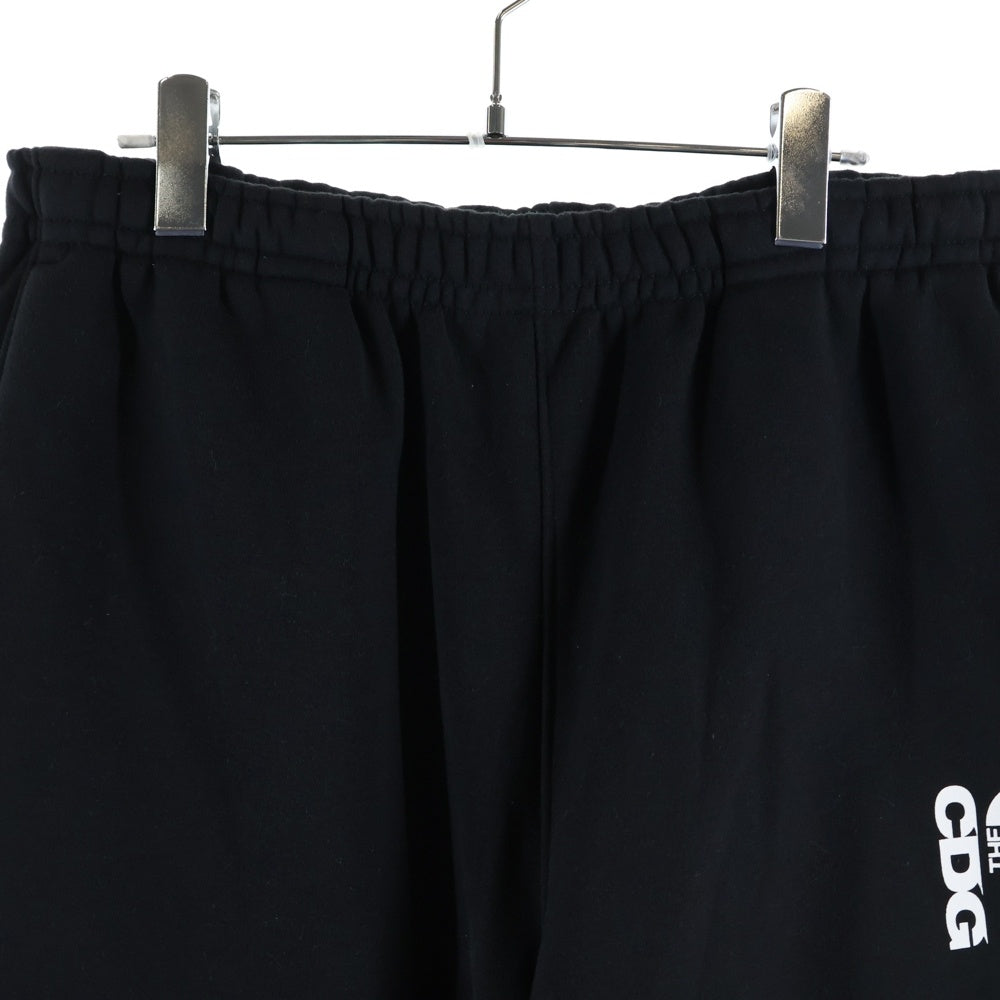 THE NORTH FACE(ザノースフェイス) ×CDG シーディージー ロゴデザイン ドローストリング スウェットパンツ ブラック NB02603CD