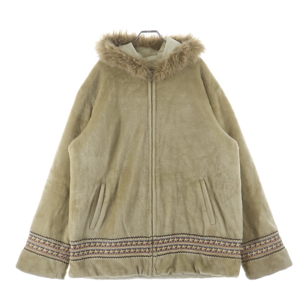 A BATHING APE(アベイシングエイプ) Eskimo Jacket エスキーモジャケット フリース ベージュ