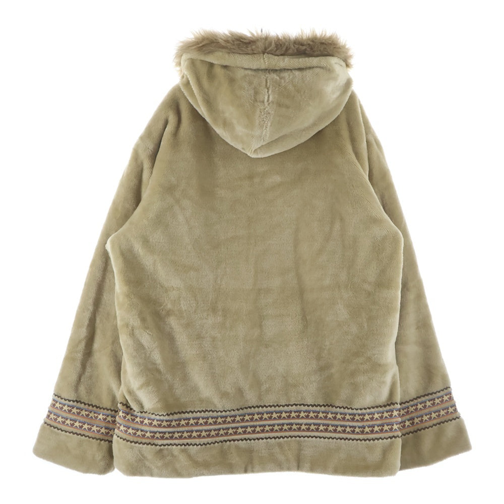 A BATHING APE(アベイシングエイプ) Eskimo Jacket エスキーモジャケット フリース ベージュ