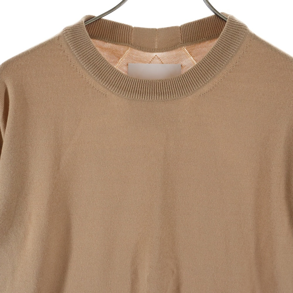 JIL SANDER(ジルサンダー) Crew Neck Knit Sweater クルーネックニットセーター ベージュ J14532