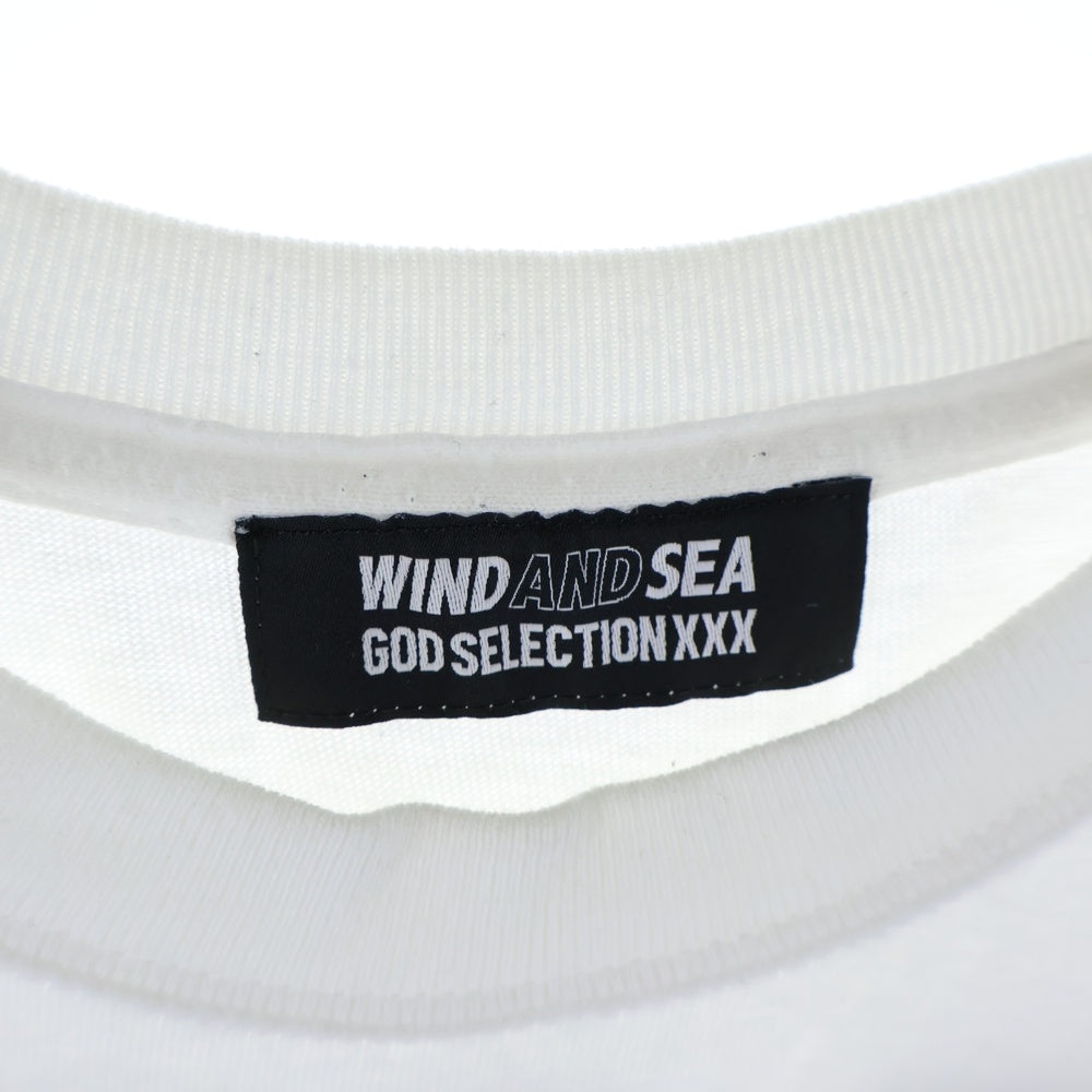 WIND AND SEA(ウィンダンシー) GOD SELECTION ゴッドセレクション 半袖プリントTシャツ カットソー ホワイト