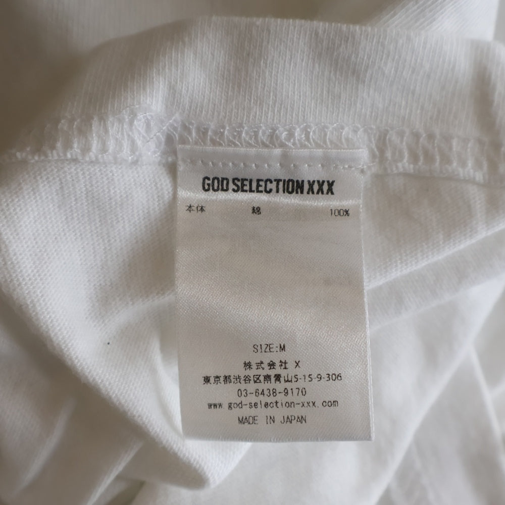 WIND AND SEA(ウィンダンシー) GOD SELECTION ゴッドセレクション 半袖プリントTシャツ カットソー ホワイト