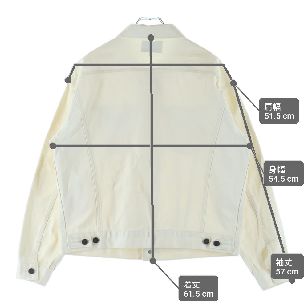 CIOTA(シオタ) 24SS GOLF JACKET ゴルフ マルチポケット デニムジャケット ホワイト BZLM-115