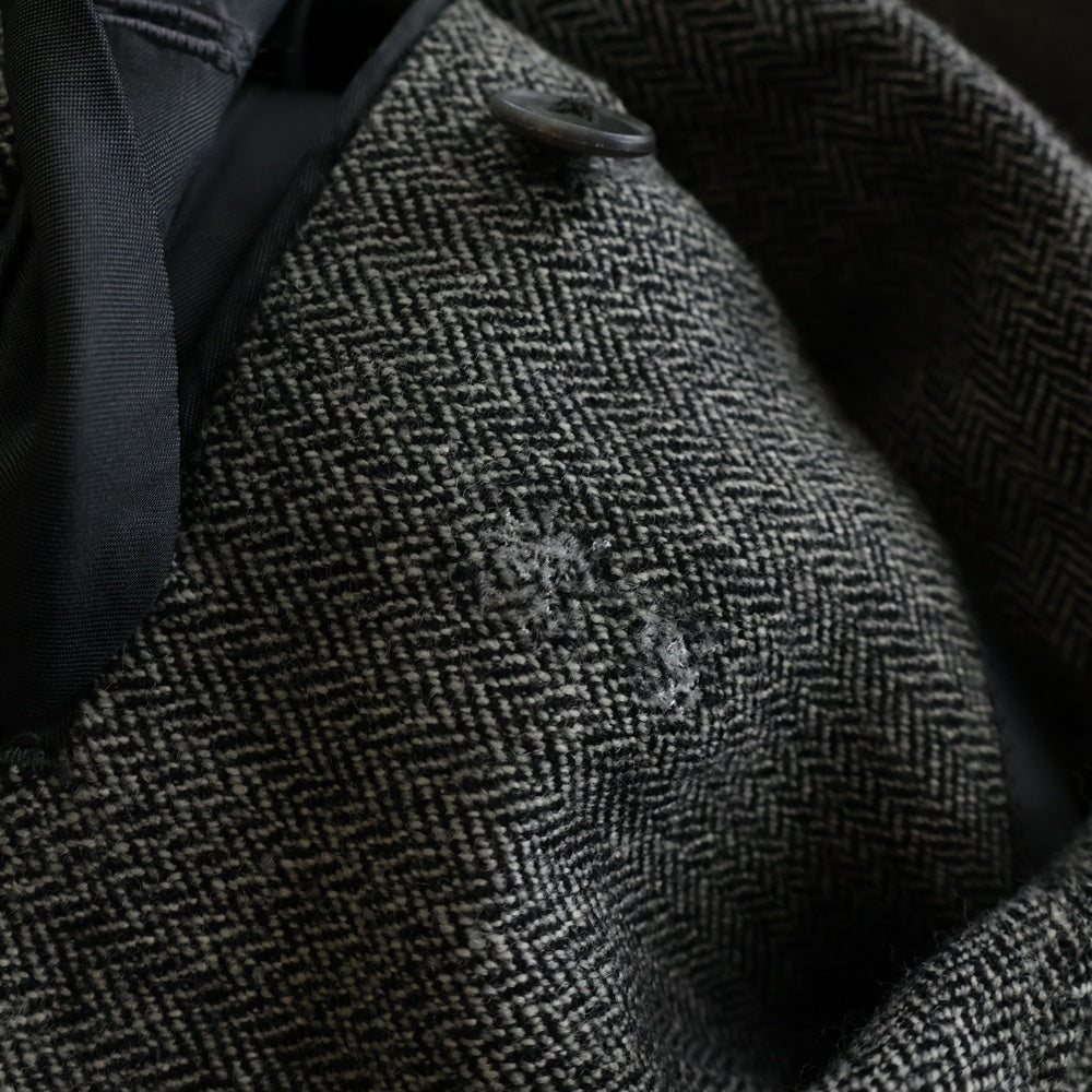 BURBERRY(バーバリー) レギュラーカラーテーラードジャケット マルチポケット ジップアップ スラックスパンツ セットアップ グレー