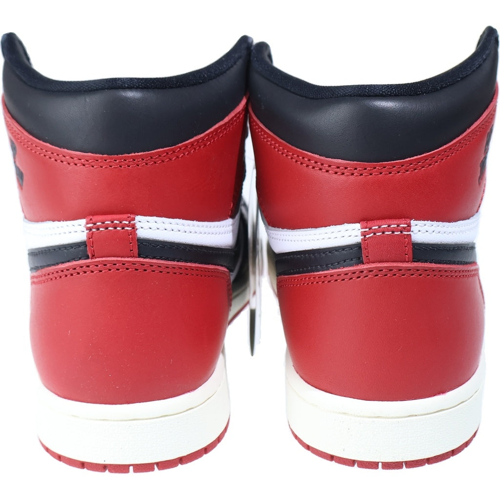 NIKE(ナイキ) AIR JORDAN 1 RETRO HIGH OG BLACK TOE REIMAGINED DZ5485-106 エアジョーダン1 レトロ OG ブラックトゥリイマジンド ハイカットスニーカー レッド US6.5/24.5cm レディース
