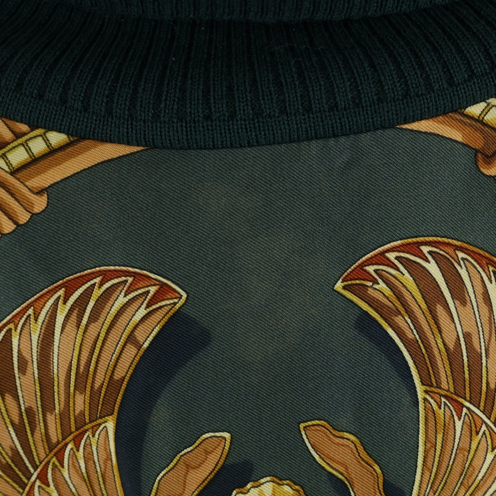 HERMES(エルメス) High-Neck Ribbed Knit Sweater ハイネックリブニットセーター トップス グリーン