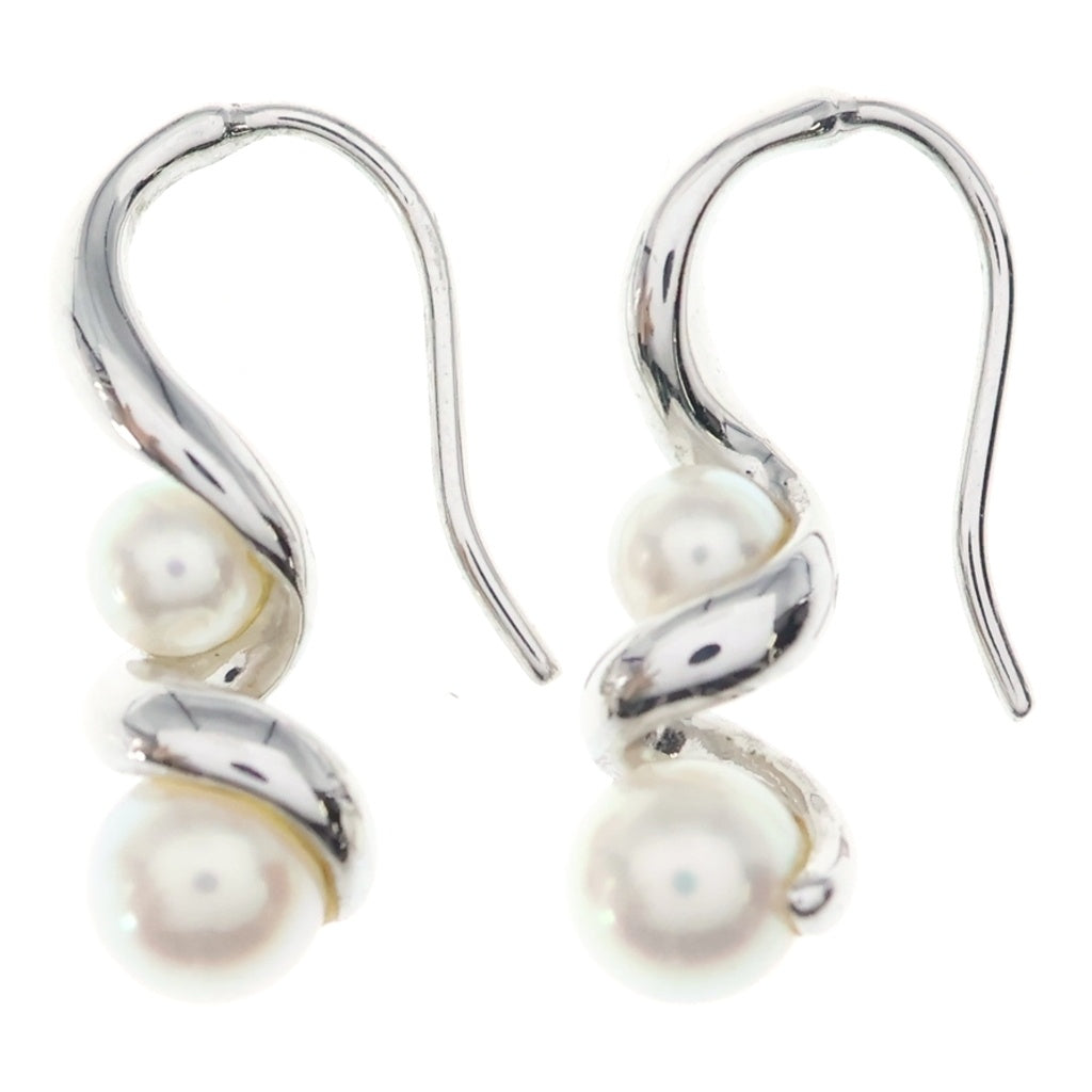 MIKIMOTO(ミキモト) Pearl Earrings Silver パールピアス シルバー イヤリング レディース