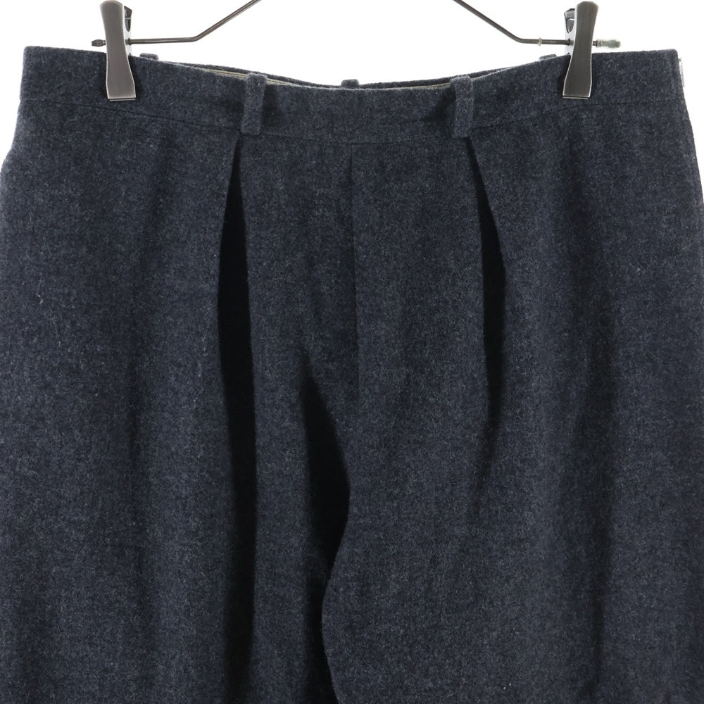 Maison Margiela(メゾンマルジェラ) 21AW PLEATED STRAIGHT LEG WOOL TROUSERS プリーツストレートレッグトラウザーパンツ S50KA0572 グレー S50KA0572