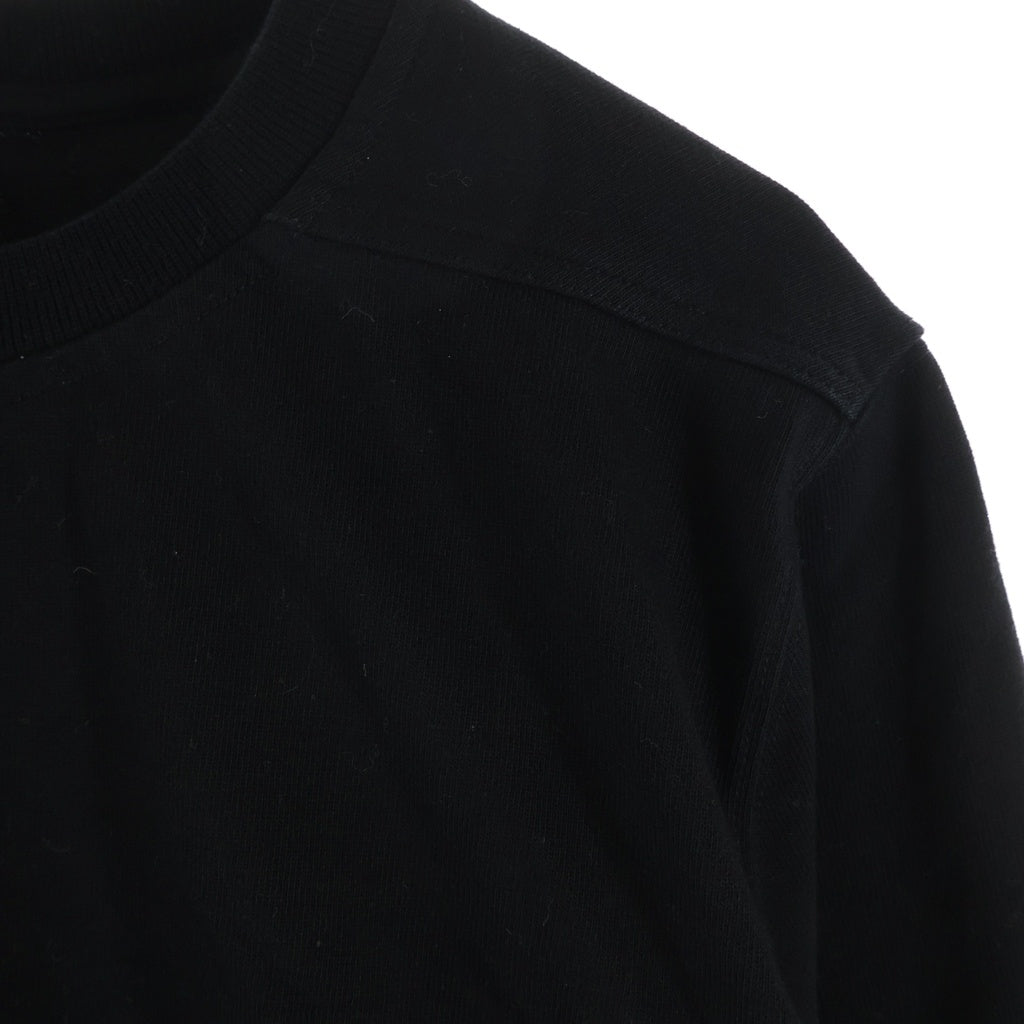 Rick Owens(リックオウエンス) 24SS Cropped Crewneck Sweat クロップドクルーネックスウェット ブラック RU01D3289