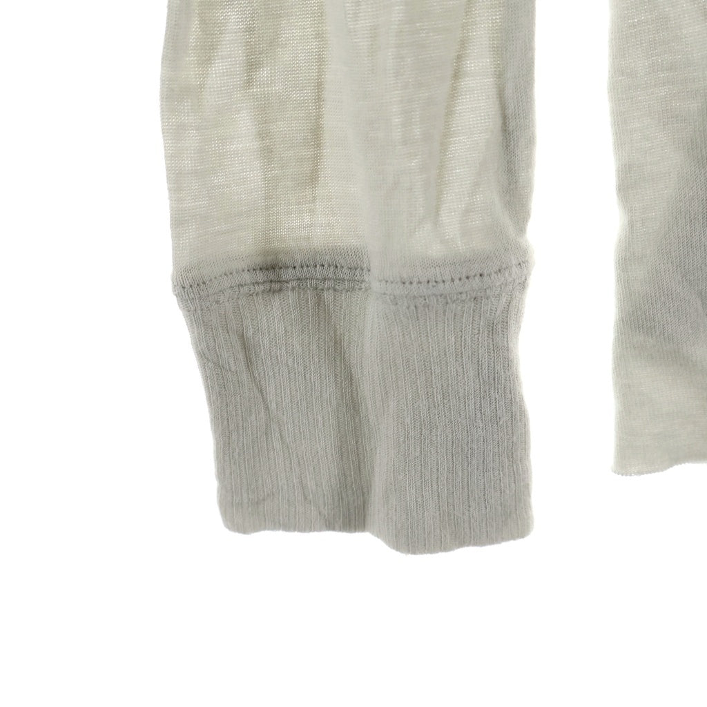 Rick Owens(リックオウエンス) 長袖Tシャツ カットソー ベージュ RP02A7200