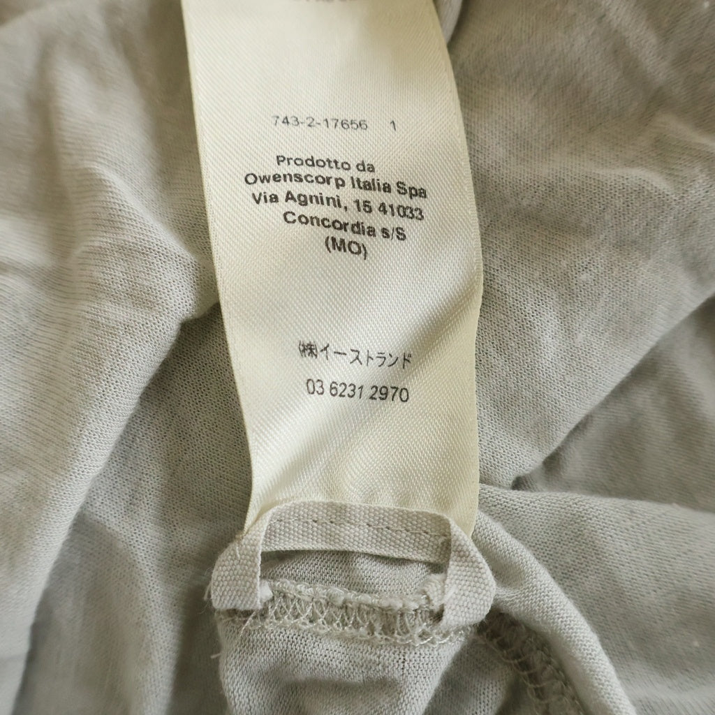 Rick Owens(リックオウエンス) 長袖Tシャツ カットソー ベージュ RP02A7200