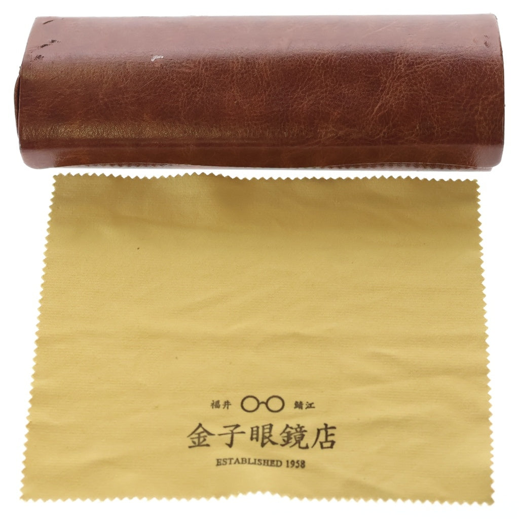金子眼鏡(カネコガンキョウ) ウェリントン セルロイド サングラス 眼鏡 ブラウン KC11CHS2 レディース
