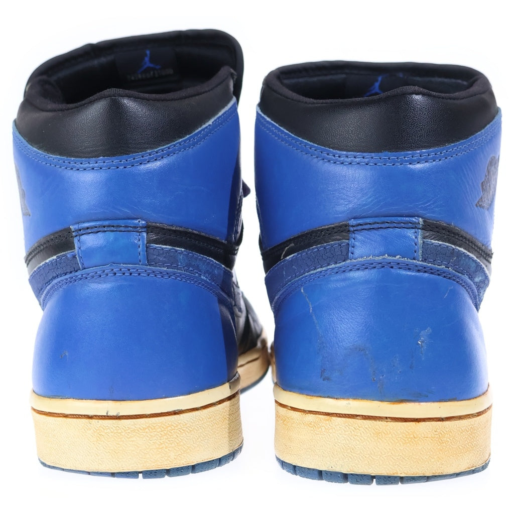 NIKE(ナイキ) 【観賞用2001年製】AIR JORDAN1 RETRO エアジョーダン1 レトロ ハイカットスニーカー ロイヤル ブルー/ブラック US12/30.0cm 136066-041