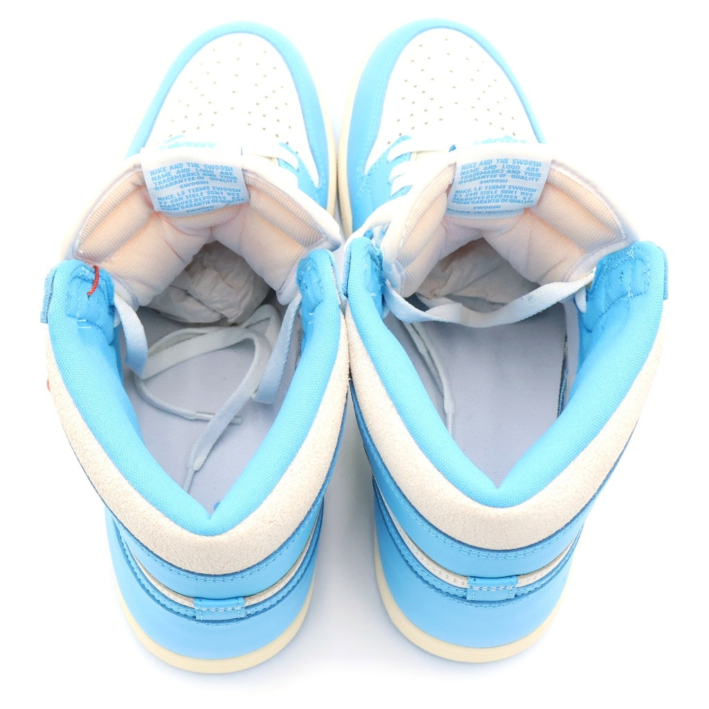 NIKE(ナイキ) AIR JORDAN 1 RETRO HIGH OG UNC REIMAGINED エアジョーダン1 レトロ リイマジンド ハイカットスニーカー ホワイト/ブルー US12.5/30.5cm DZ5485-402