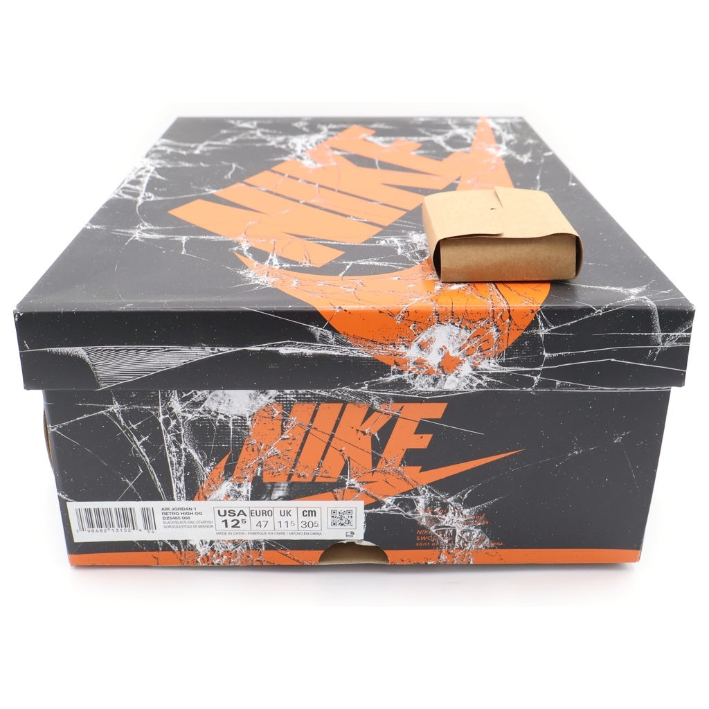 NIKE(ナイキ) AIR JORDAN 1 RETRO HIGH OG エアジョーダン 1 レトロ ハイ オリジナル ハイカットスニーカー オレンジ/ブラック US12.5/30.5cm DZ5485-008