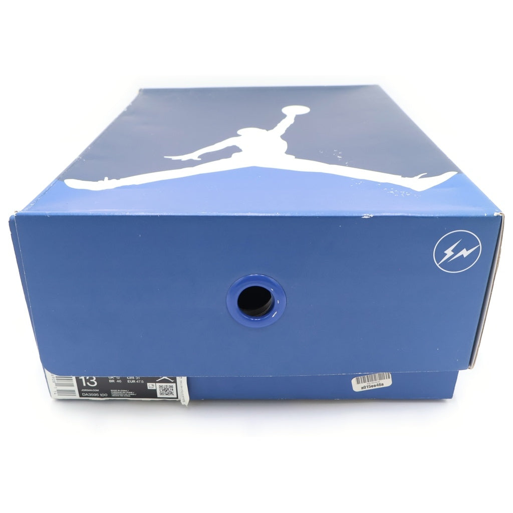 NIKE(ナイキ) ×FRAGMENT DESIGN AIR JORDAN3 RETRO SP DA3595-100 フラグメントデザイン エアジョーダン3 ミッドカットスニーカー ホワイト/ブラック US13/31.0cm