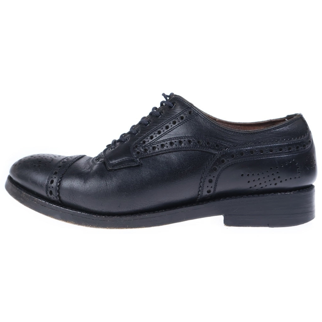 foot the coacher(フットザコーチャー) ストレートチップ ドレスシューズ ローファー ブラック