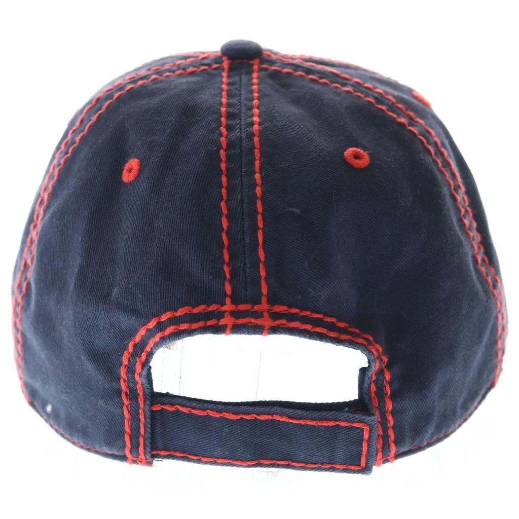 MARNI(マルニ) ×madhappy ×マッドハッピー 刺繍デザイン キャップ 帽子 ネイビー CLZC0186SOUMH004 レディース
