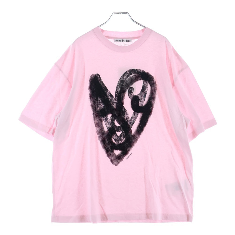 Acne Studios(アクネ ストゥディオズ) ハートロゴ 半袖Tシャツ