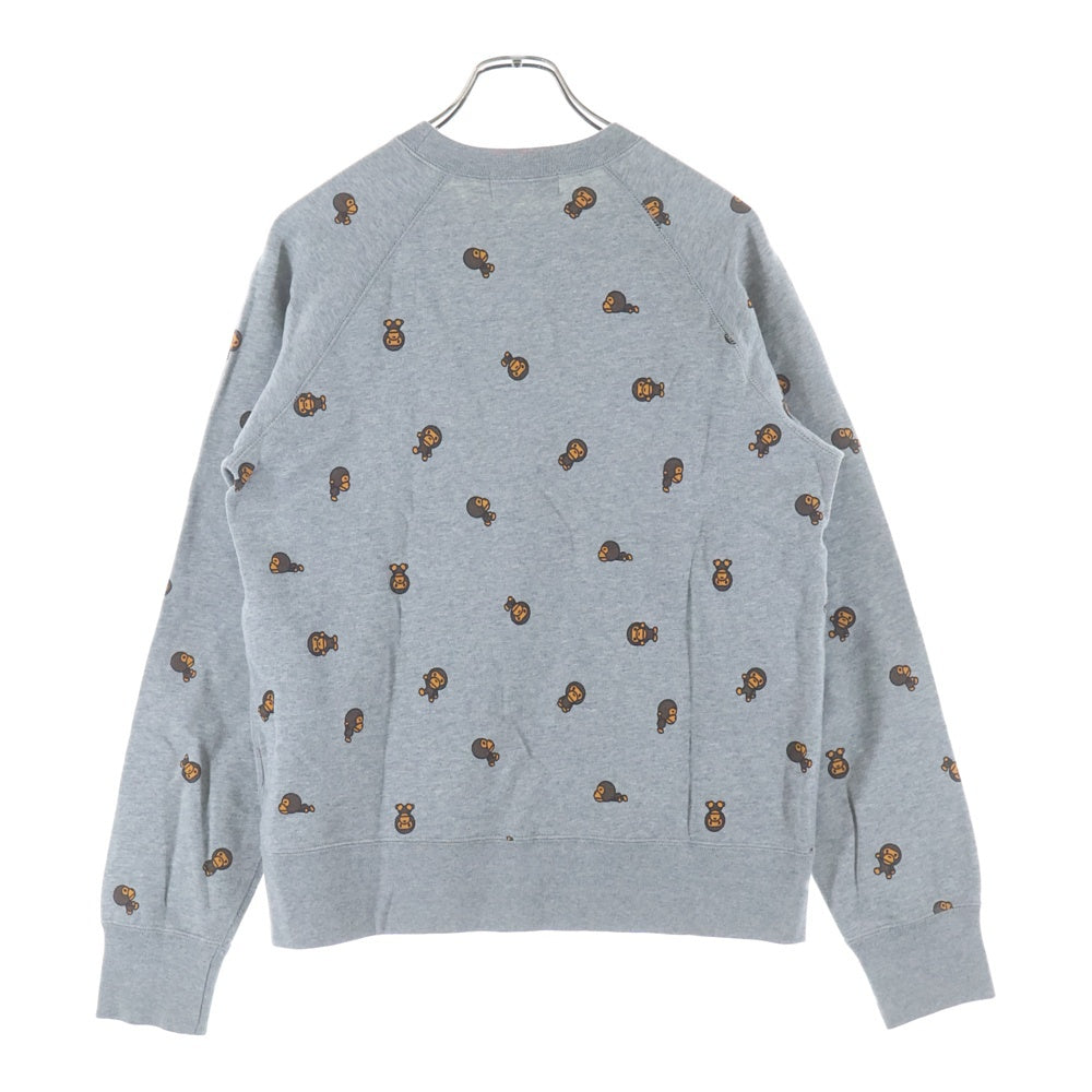 A BATHING APE(アベイシングエイプ) Milo Sweat Sweater マイロ スウェット セーター グレー