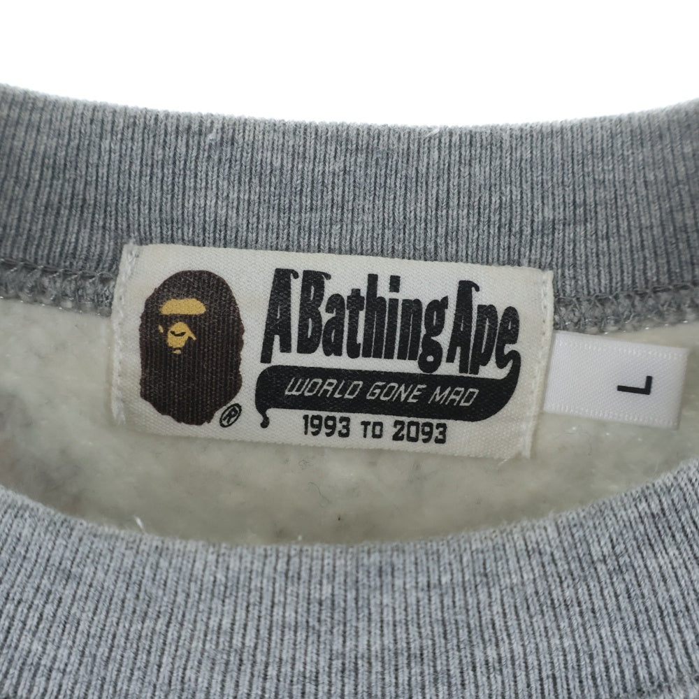 A BATHING APE(アベイシングエイプ) Milo Sweat Sweater マイロ スウェット セーター グレー