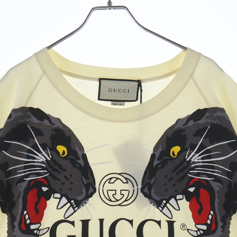 GUCCI(グッチ) Tiger Oversized Short-Sleeve T-Shirt タイガーオーバーサイズ 半袖Tシャツ ホワイト 549099