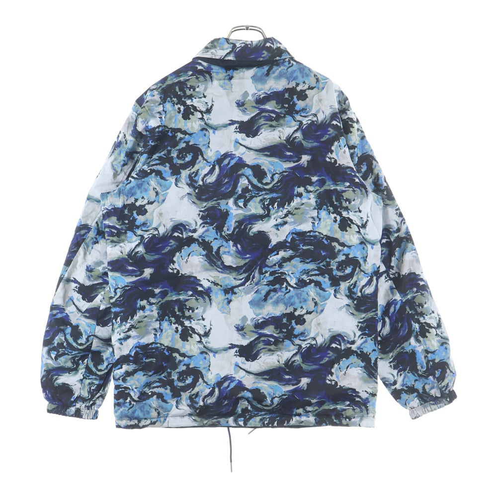 KENZO(ケンゾー) マルチ総柄ボンバージャケット アウター ブルー F9650U3641NH