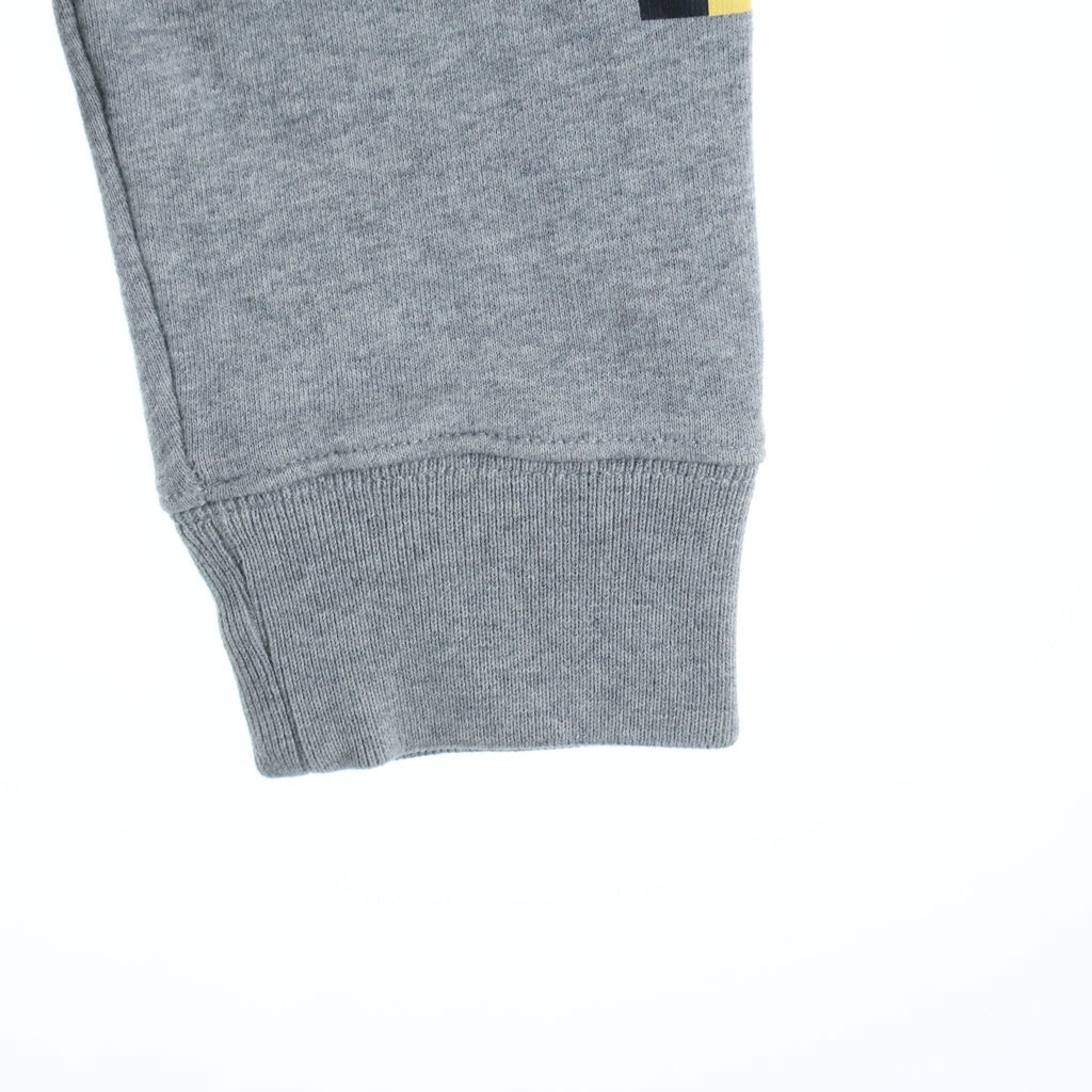 OFF-WHITE(オフホワイト) Sleeve Print Pullover Hoodie 袖プリントプルオーバーパーカー フーディー グレー OMBB034E18192025
