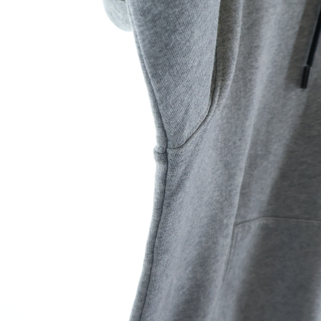 OFF-WHITE(オフホワイト) Sleeve Print Pullover Hoodie 袖プリントプルオーバーパーカー フーディー グレー OMBB034E18192025