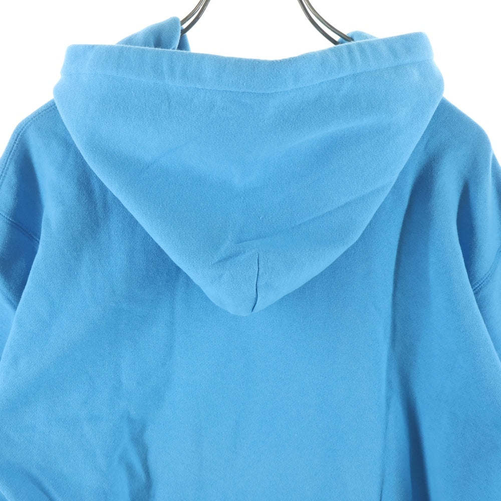 A BATHING APE(アベイシングエイプ) Layered Mudface Wide Hoodie レイヤードマッドフェイスワイドパーカー ブルー