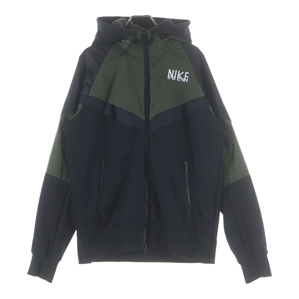 Sacai サカイ ×NIKE LAB AS M NRG Full Zip Parker フルジップパーカー フーディー カーキ/ブラック DQ9030-325 Sacai(サカイ) ×NIKE LAB AS M NRG Full Zip Parker フルジップ