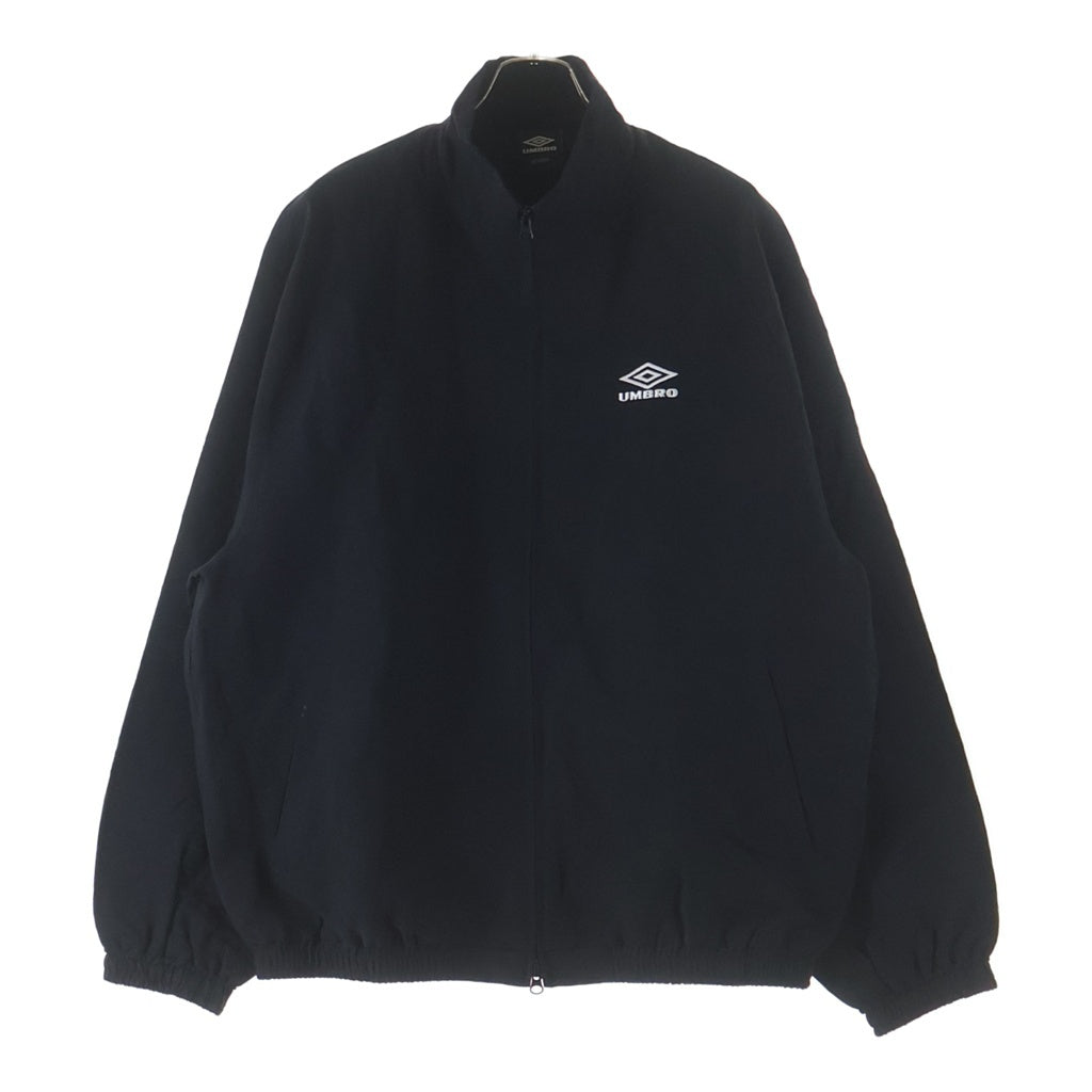 Stein(シュタイン) 25AW ×UMBRO Nylon Track Jacke アンブロ ロゴ刺繍 ナイロントラックジャケット ブラック ST.1341