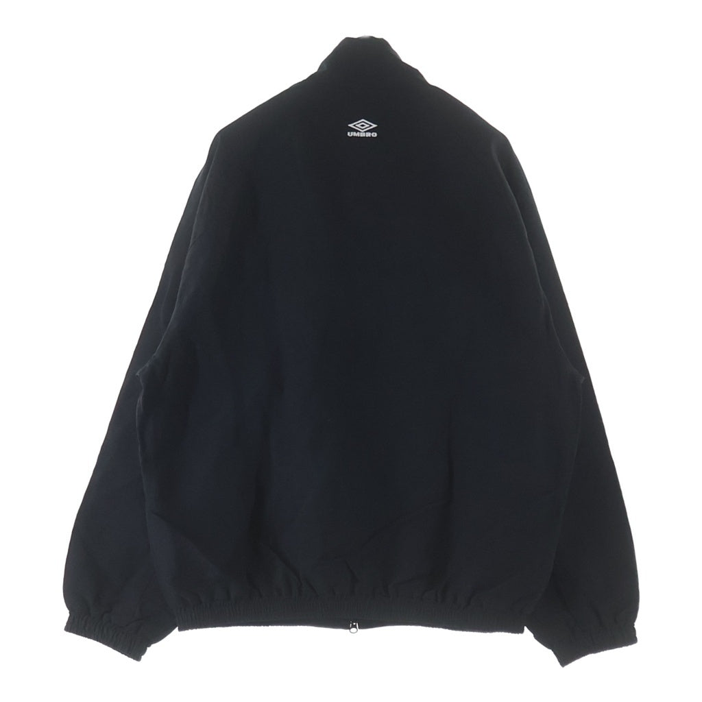 Stein(シュタイン) 25AW ×UMBRO Nylon Track Jacke アンブロ ロゴ刺繍 ナイロントラックジャケット ブラック ST.1341