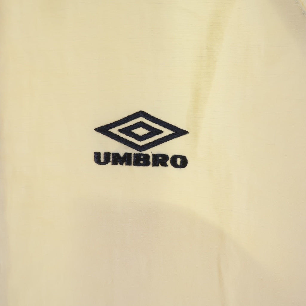 Stein(シュタイン) 25AW ×UMBRO Nylon Track Jacke アンブロ ロゴ刺繍 ナイロントラックジャケット アイボリー ST.1341