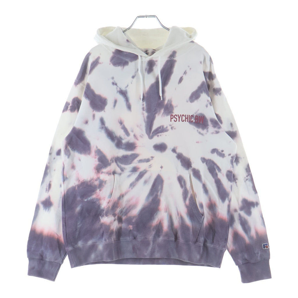 NO BRAND(ノーブランド) Black Weirdos ブラックウィアード TOUR TIEDYE HOODED SWEATSHIRT ツアー タイダイ柄 フーデッド スウェット パーカー パープル 20SS-PK01