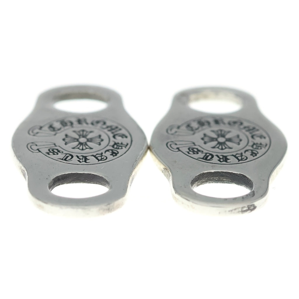 CHROME HEARTS(クロムハーツ) SHOELACE SET V1 シューレース デュブレ 2個セット シルバー BCA313