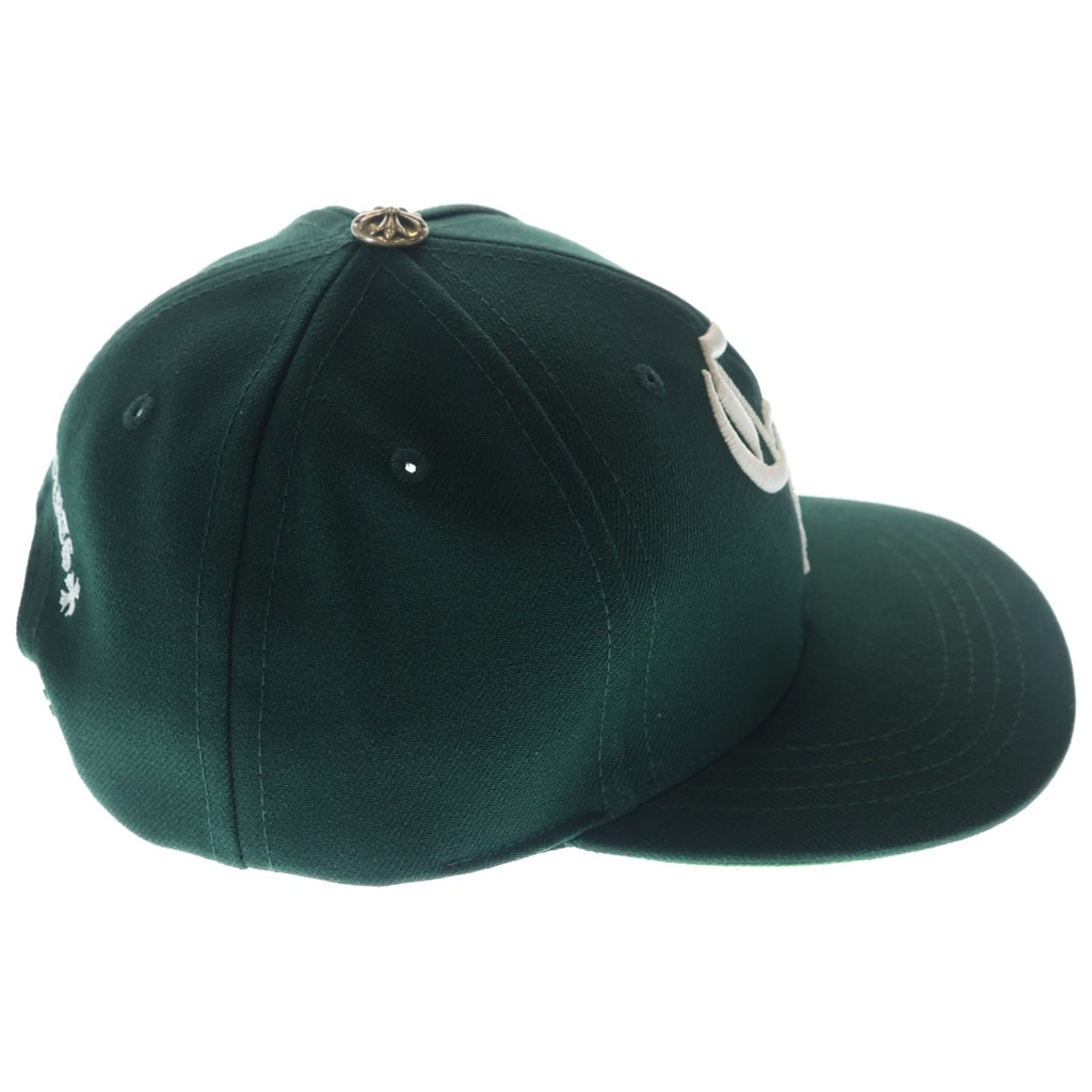 CHROME HEARTS(クロムハーツ) CH HAT CHロゴ刺繍ベースボールキャップ グリーン