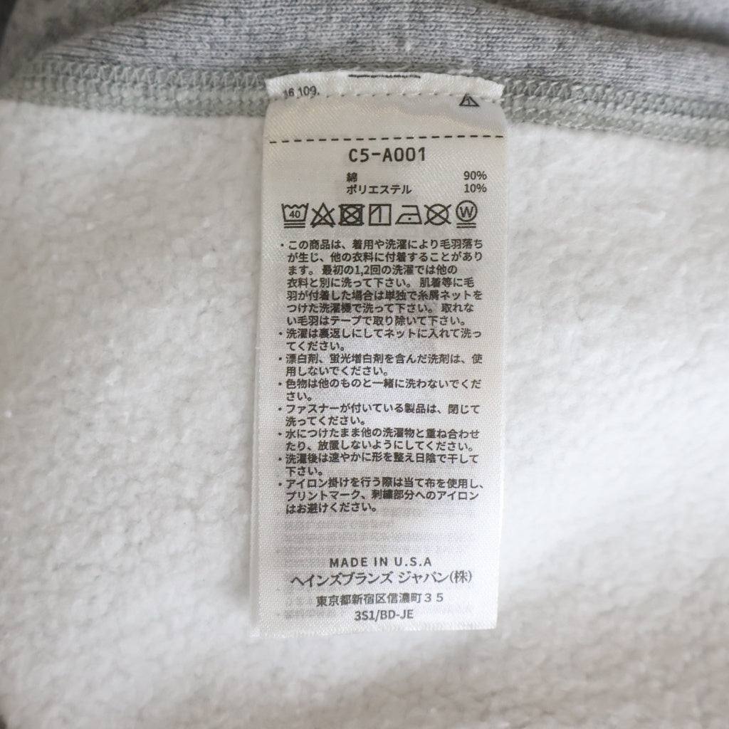 CHAMPION(チャンピオン) 赤タグ復刻 リバースウィーブ クルーネック スウェット トレーナー グレー C5-A001