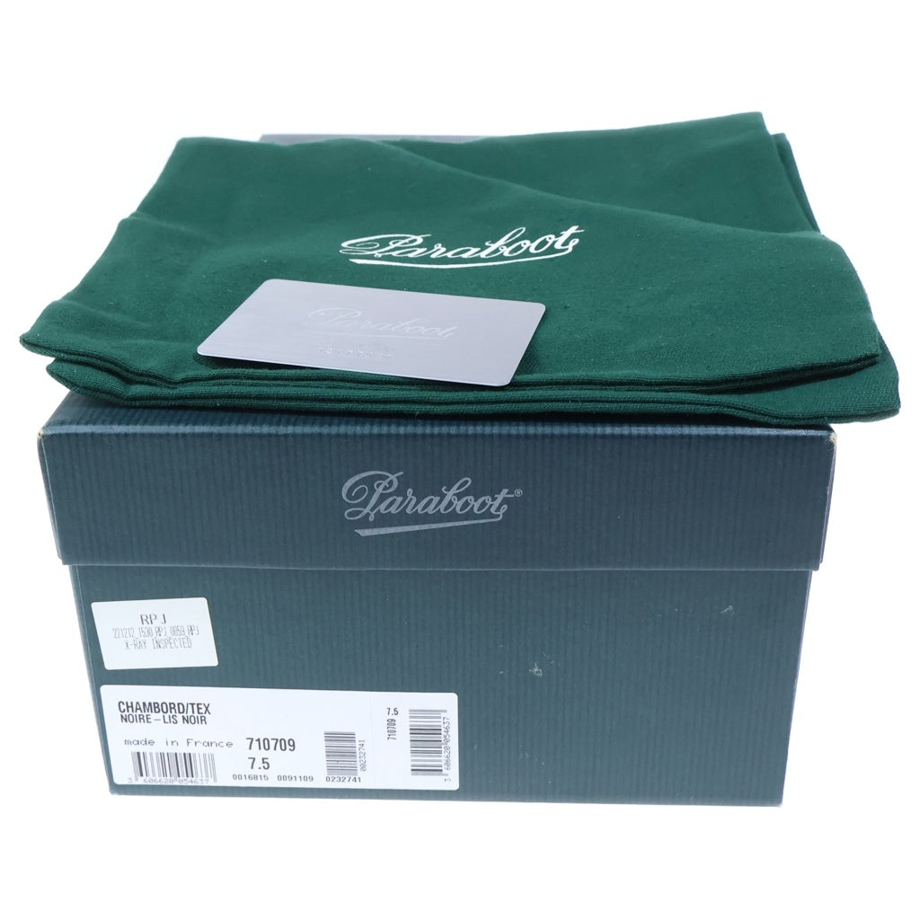 PARABOOT(パラブーツ) CHAMBORD シャンボード レザー レースアップシューズ 革靴 ブラック 710709
