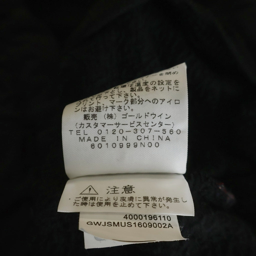 SUPREME(シュプリーム) 16SS × THE NORTH FACE Steep Tech Hooded Sweatshirt NT01602I ザノースフェイス ステープテック プルオーバー ハーフジップフーディー ブラック