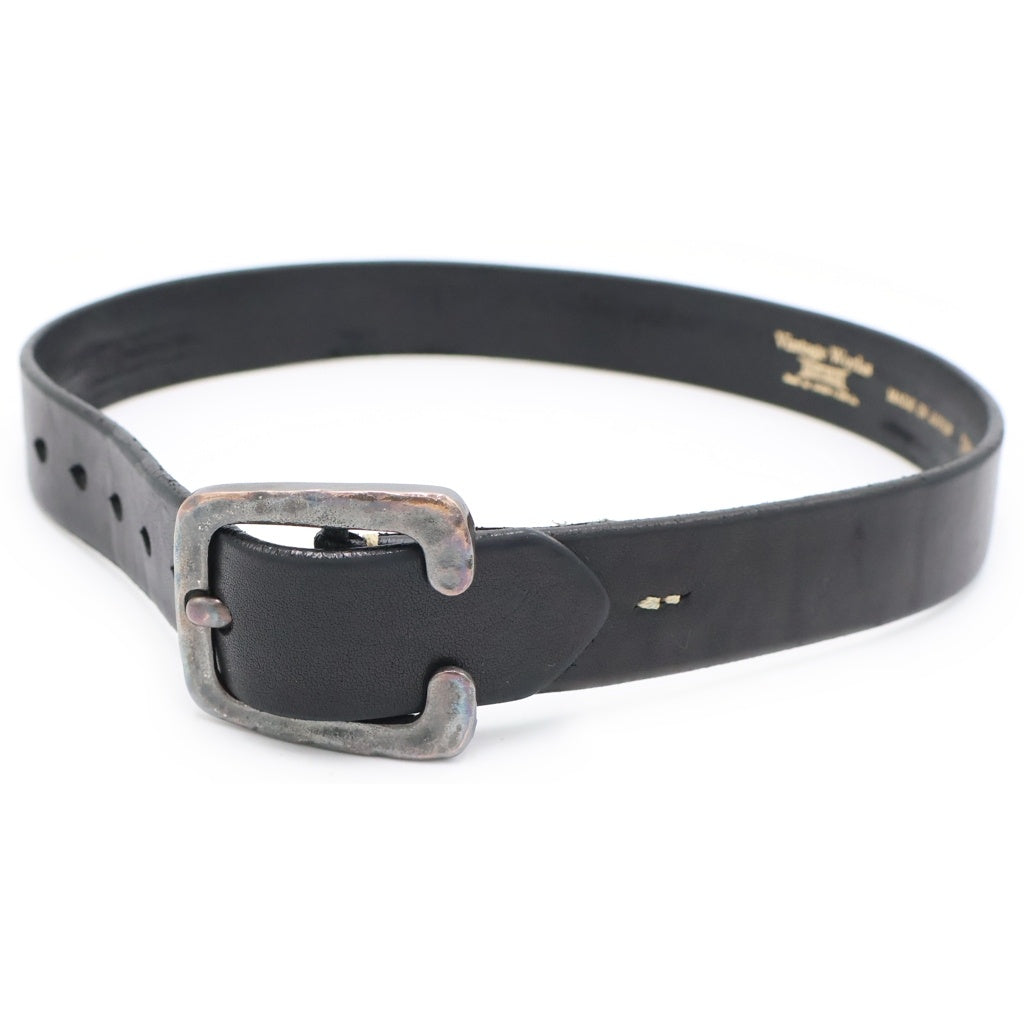 Vintage Works(ヴィンテージワークス) Cバックル レザーベルト ブラック DH5536