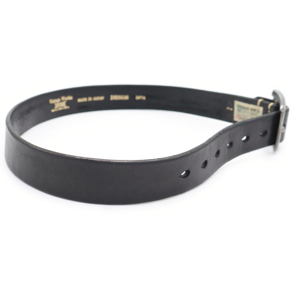 Vintage Works(ヴィンテージワークス) Cバックル レザーベルト ブラック DH5536