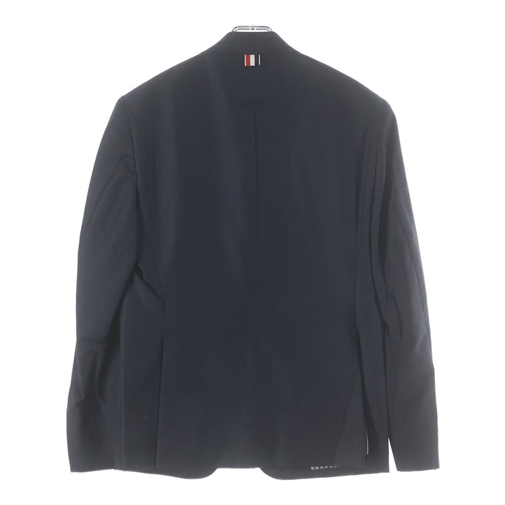 THOM BROWNE(トムブラウン) 2Bシングル テーラードジャケット スラックスパンツ セットアップスーツ ブラック MSC001A00096