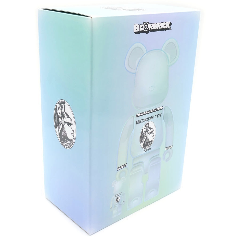 MEDICOM TOY(メディコムトイ) BE@RBRICK CENTURION CLEAR CHROME Ver. 100% & 400% ベアブリック センチュ リォン 人形 フィギュア クリア