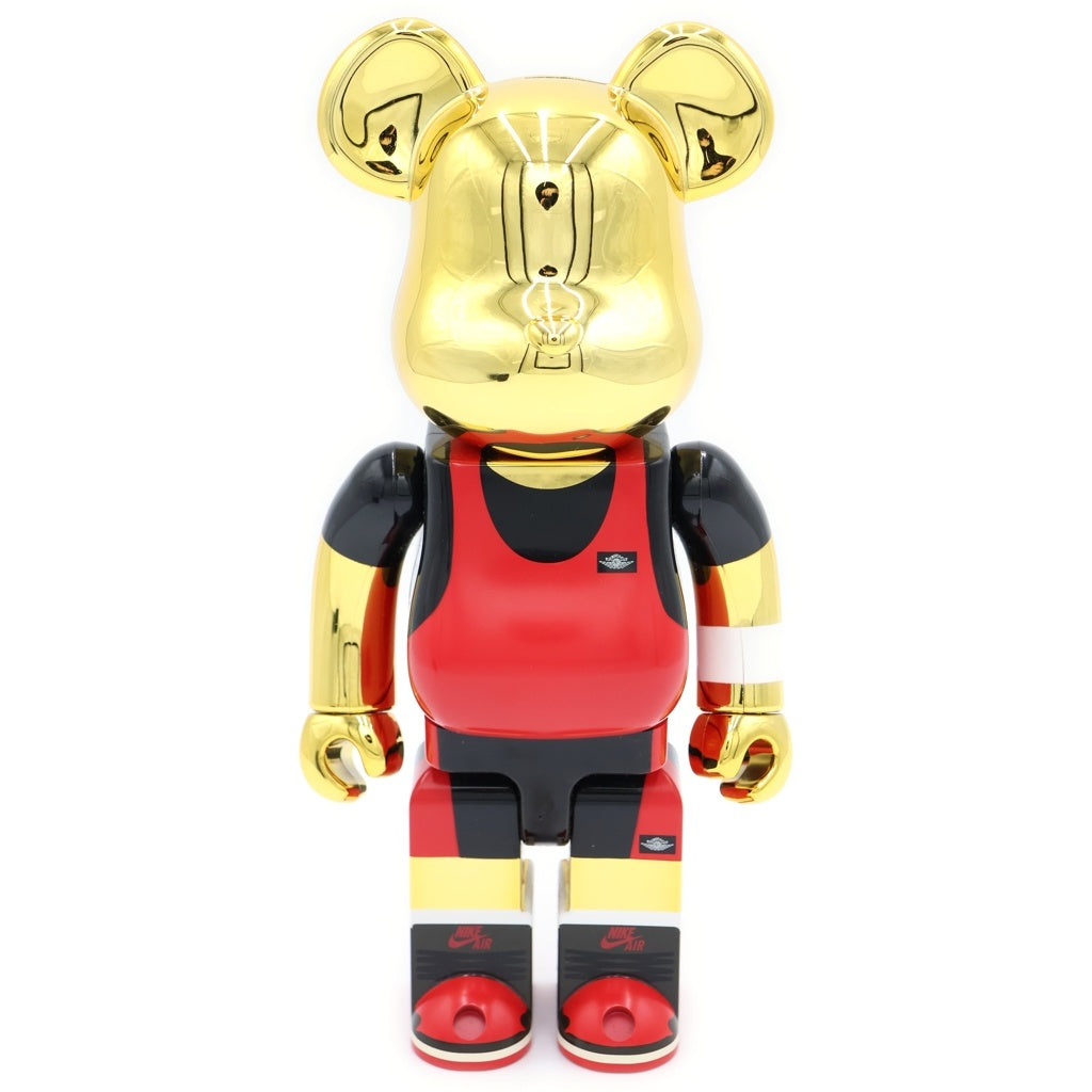 MEDICOM TOY(メディコムトイ) BE@RBRICK Michael Jordan 1985 AIR JORDAN 400% ベアブリック マイケルジョーダン 400% フィギュア 人形 ゴールド