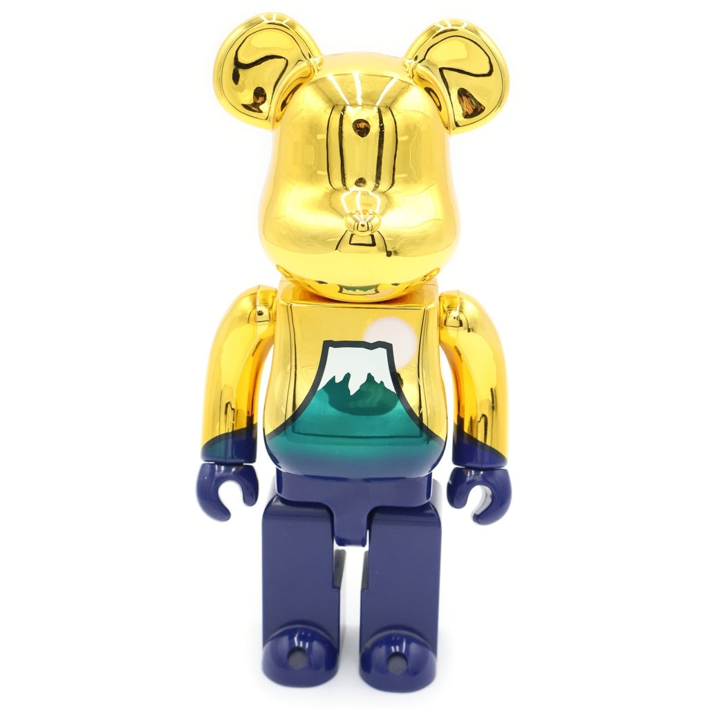 MEDICOM TOY(メディコムトイ) BE@RBRICK 日の出富士 400% フィギュア 人形 ゴールド
