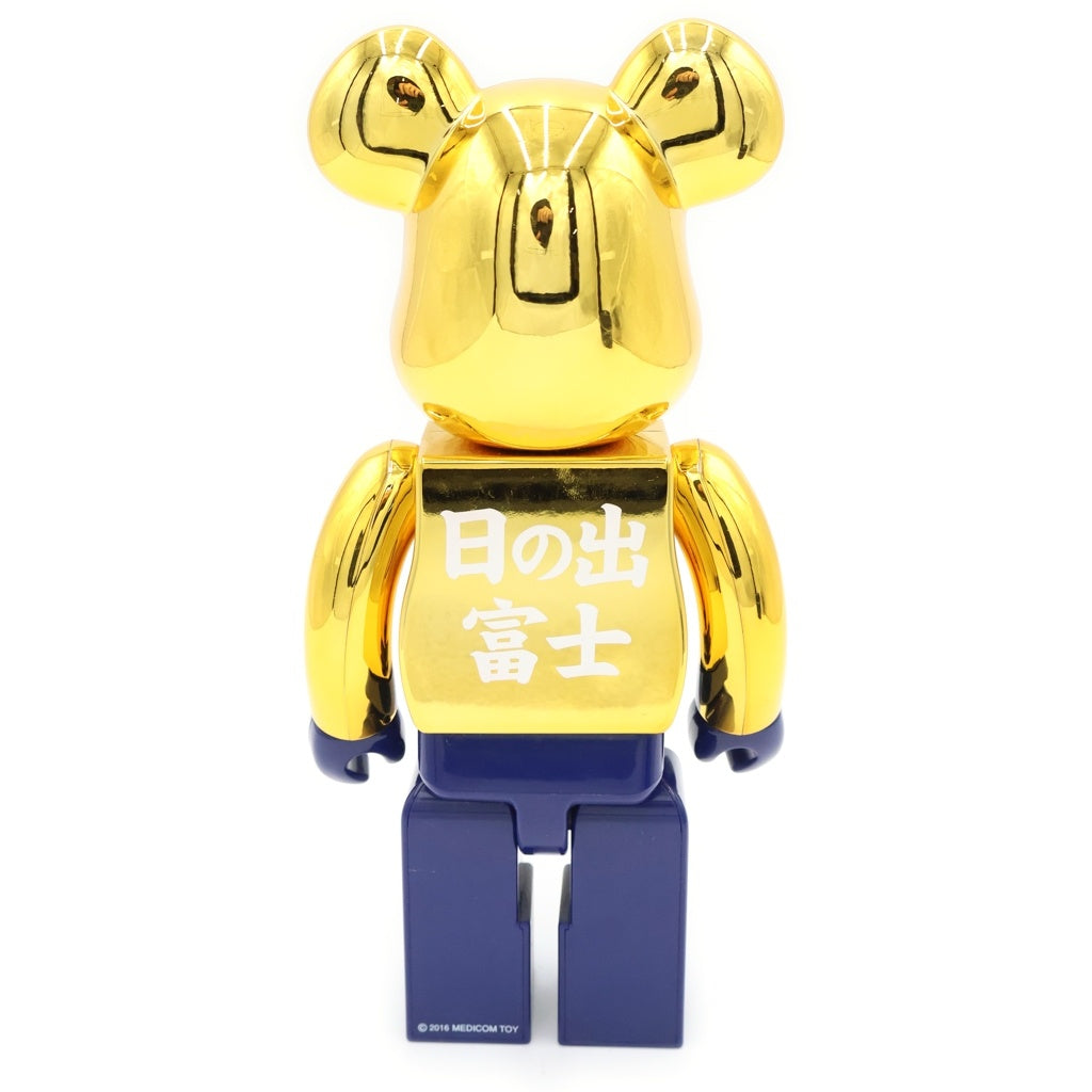 MEDICOM TOY(メディコムトイ) BE@RBRICK 日の出富士 400% フィギュア 人形 ゴールド