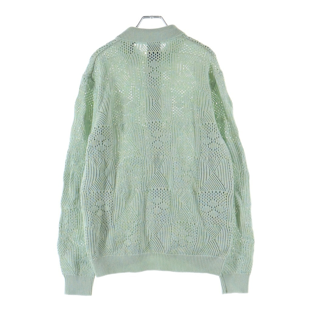 KITH(キス) Tilden Crochet Buttondown Zen チルデン クロシェ 長袖シャツ グリーン