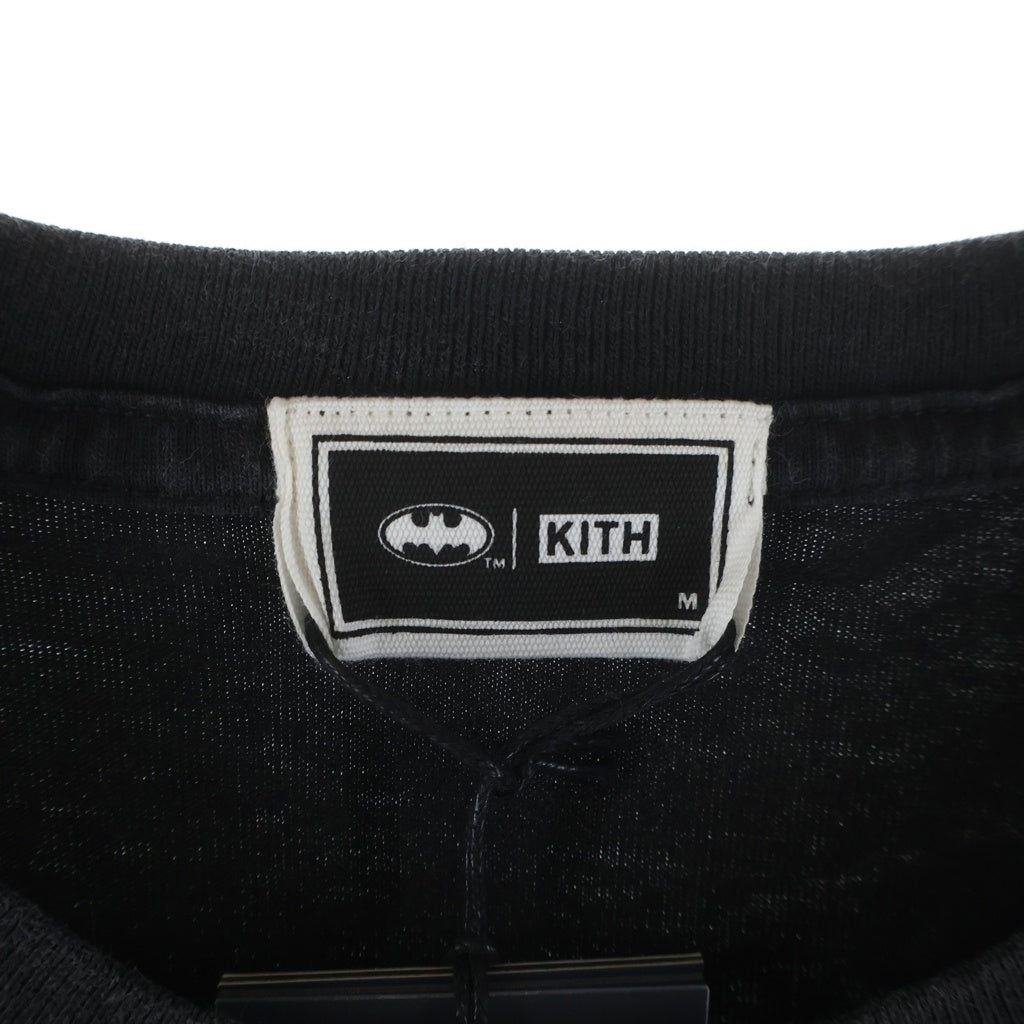 KITH(キス) × BATMAN ANIMATED VINTAGE TEE バットマン プリント 半袖Tシャツ カットソー ブラック