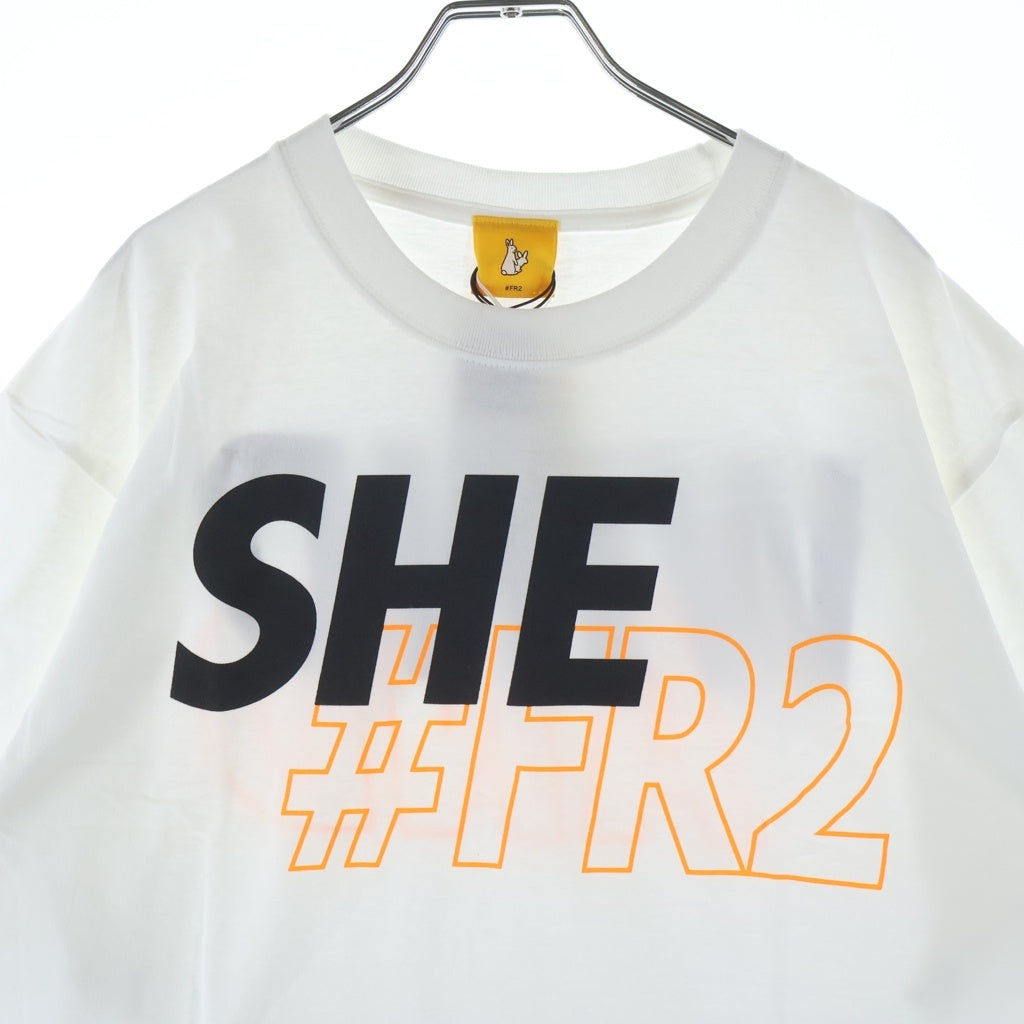 FR2(エフアールツー) ×WIND AND SEA ウィンダンシー プリント 半袖Tシャツ ホワイト